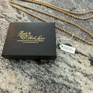 Park Lane Gold Twisted Chain Necklace 19.5” Long